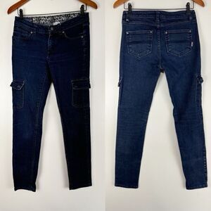 Patagonia Women’s Size 26 Dark Blue Iron Clad Denim Skinny Cargo Jeans